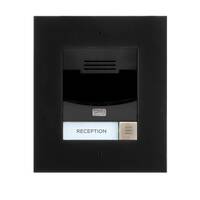 2N IP Solo ohne Kamera schwarz einbaumontage