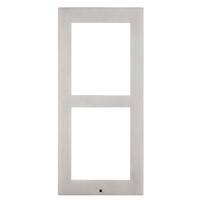 2N IP Verso Rahmen oberflächenmontiert 2 Module Silber