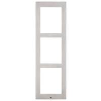 2N IP Verso Rahmen oberflächenmontiert 3 Module Silber