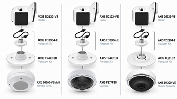 TD2904 E Adapter Kit Compatible mounting combination