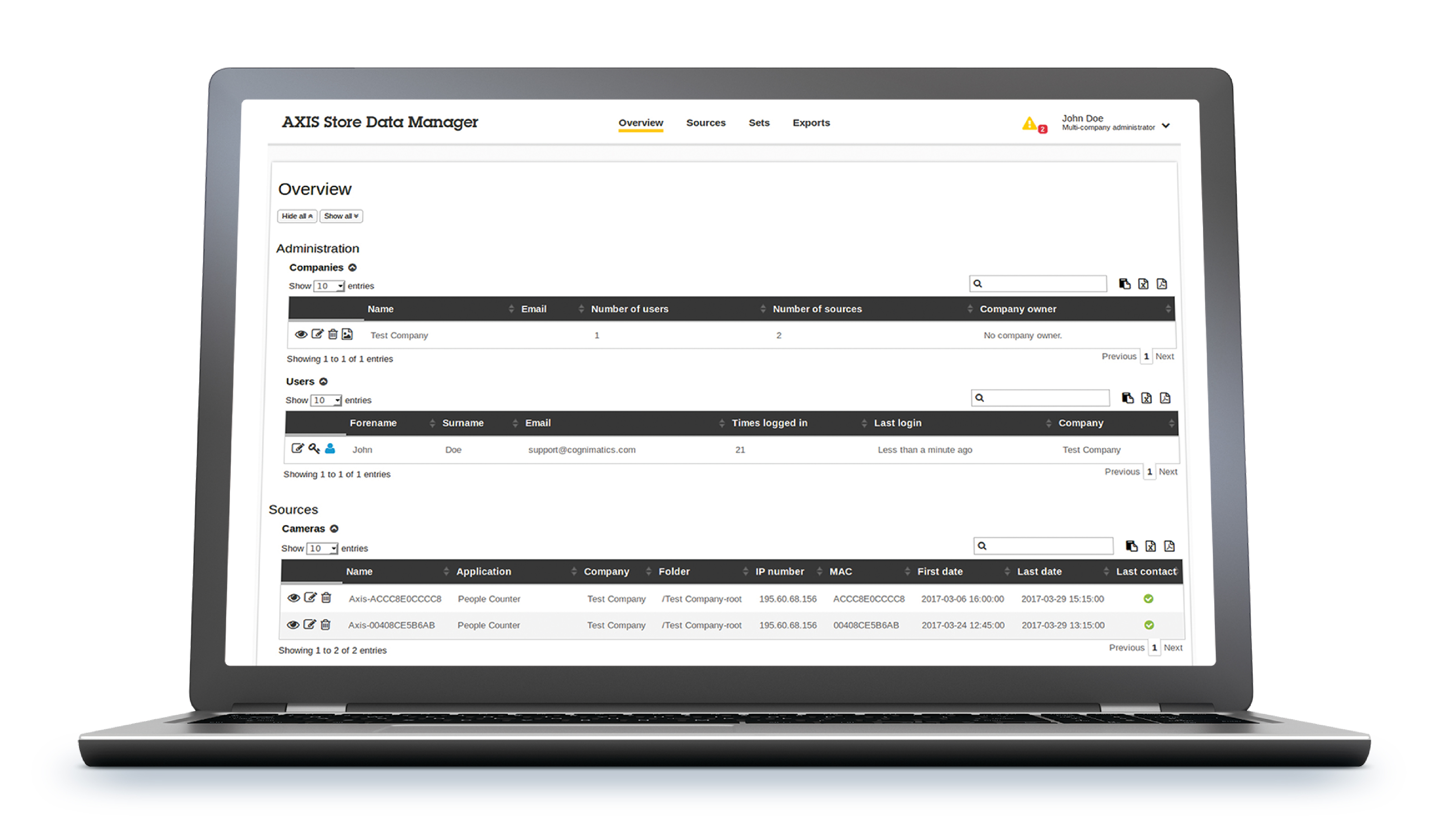 AXIS Store Data Manager 1CH Add-on E-license