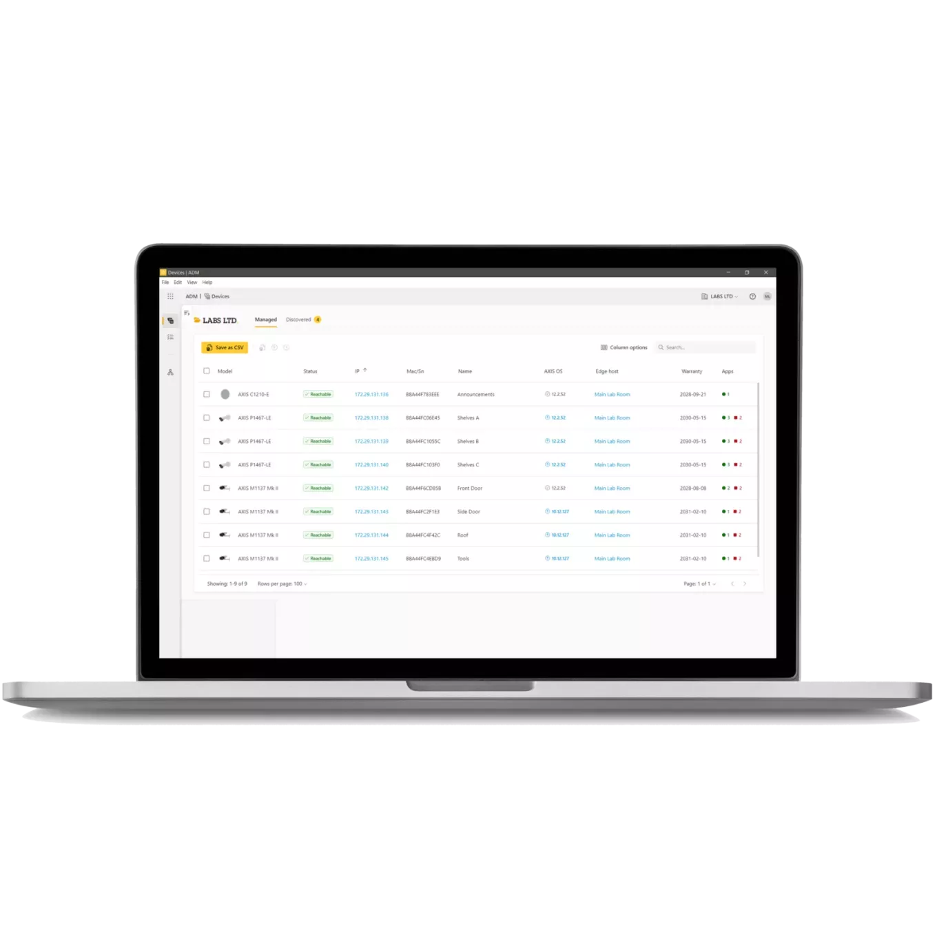 AXIS Device Manager Edge