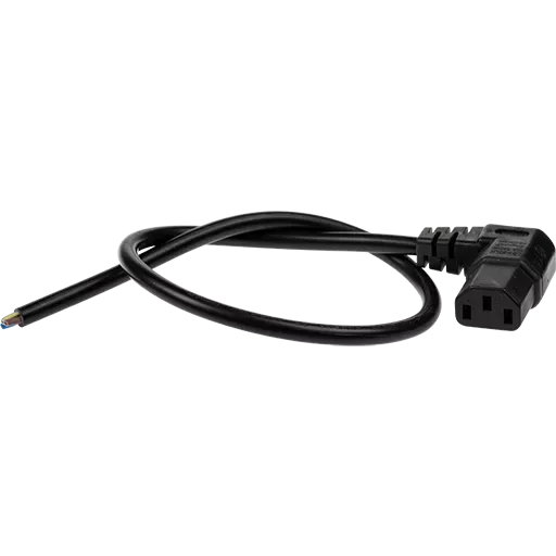 AXIS MAINS CABLE ANGL C13-OPN 0.5M